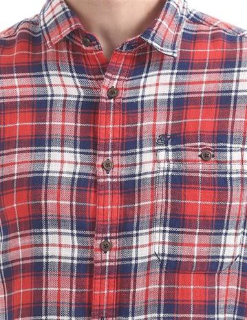 Ed Hardy Men Casual Wear Checkered Shirt